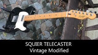 Video thumbnail for My Guitar: Squier Telecaster Vintage Modified SSH by Yothana Thanasak