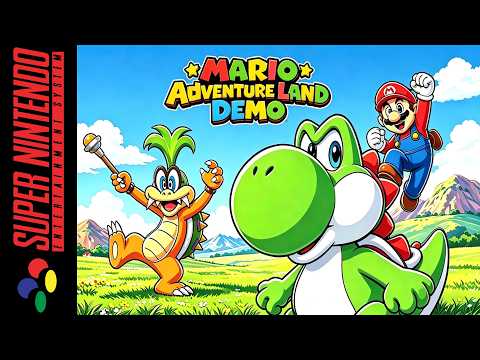 Mario Adventure Land Demo | Super Mario World Romhack [SNES]