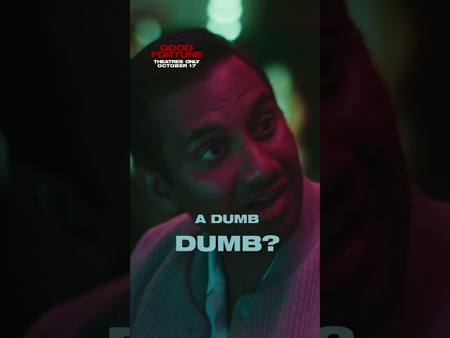 the angel of fun. Good Gortune is in theatres in ONE WEEK. get tickets now!