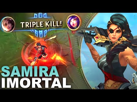 SAMIRA FICA IMORTAL COM ESSA COMPOSIÇÃO PROTECT THE ADC | GAMEPLAY SAMIRA ADC BOM PARA VIRAR MAIN