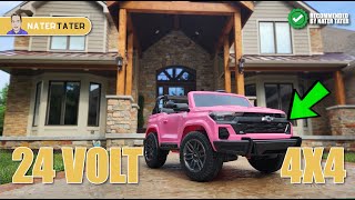 ✅24v 4x4 Chevy Colorado Z71 Ride On Toy For Kids