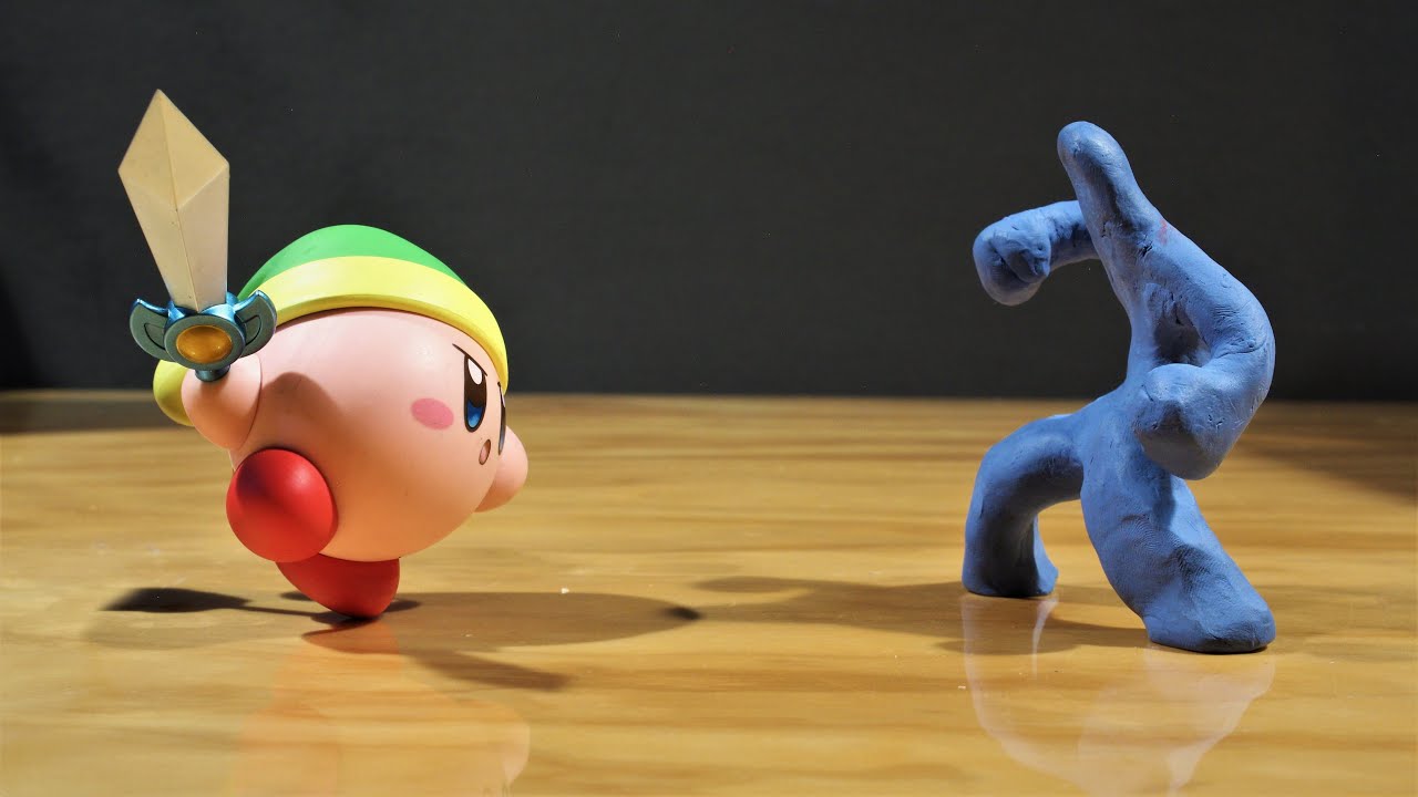 Kirby vs the clay-man | nendoroid kirby stop motion fight ep. 1