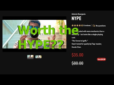 Ellusionist - Nype by Antonio Bourgeois | Half Life Magic Review