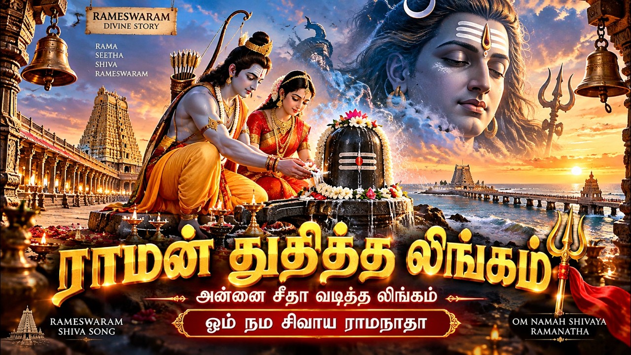 ராமன் துதித்த லிங்கம் | ஓம்நமசிவாய ராமநாதா | Rameswaram Shiva Song