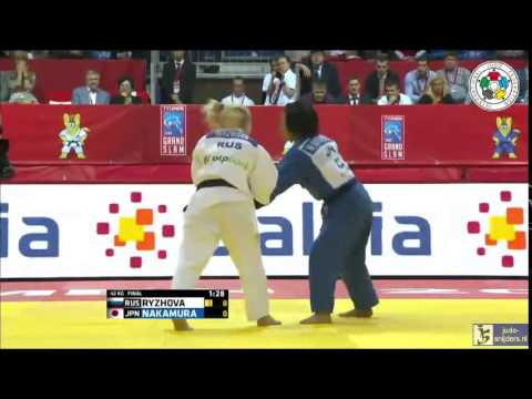 Judo 2014 Grand Slam Tyumen: Ryzhova (RUS) - Nakamura (JPN) [-52kg] final