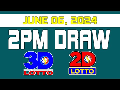 2PM Lotto Draw Result Today June 06, 2024 [Swertres Ez2]