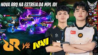 A NOVA RRQ NA ESTREIA DA MPL INDONESIA | RRQ HOSHI vs NAVI - MPL ID S17