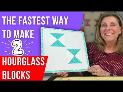 Quickest Way to Make PERFECT Quarter Square Triangles (QSTs)!