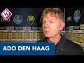 ADO-trainer Fons Groenendijk denkt na over positie na nederlaag tegen Heracles - OMROEP WEST SPORT