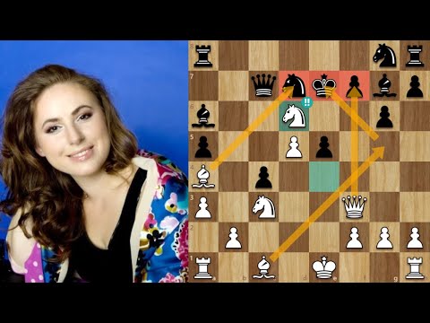 DYNAMIC Attacking display as Judit Polgar DISMANTLES Alexey Shirov | Amsterdam 1995