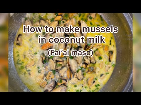 #polytubers | How to make Mussel in coconut milk easy recipe | cooking with Rona |