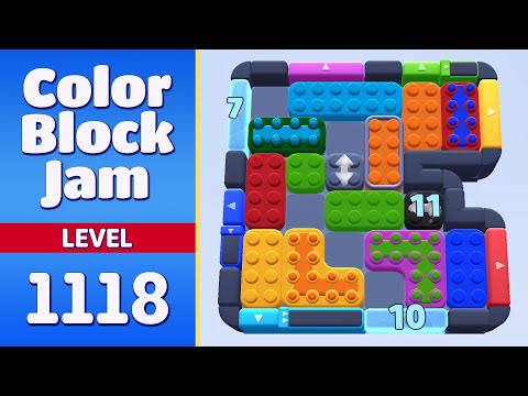 Color Block Jam Level 1118 (1119) | Every Puzzle Solved! 🎯