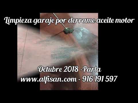 ▷ Limpieza de garaje por derrame de aceite • 916 191 597 • en Parla - Madrid