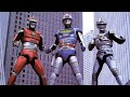 The Three Space Sheriffs Gavan Sharivan Shaider Great Gathering