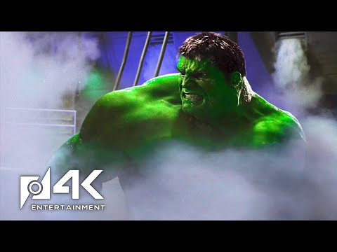Hulk (2003): Hulk Escapes Military Base
