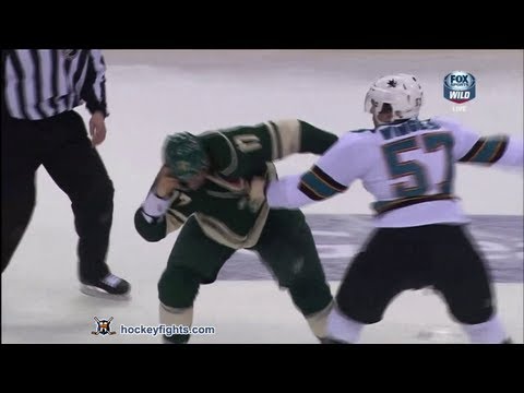 Tommy Wingels vs Torrey Mitchell Mar 23, 2013