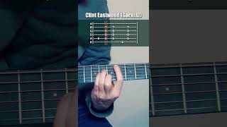 Clint Eastwood (Gorillaz) Riff #guitar #tutorial