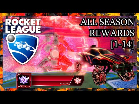 Rocket League All Season Rewards (Season 1-14) BF2P