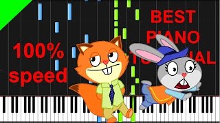 Zootopia Medley - Piano Tutorial