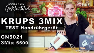Test Krups 3MIx 5500 GN5021 - Test auf deutsch - Handrührgerät Handmixer - kräftig & robust