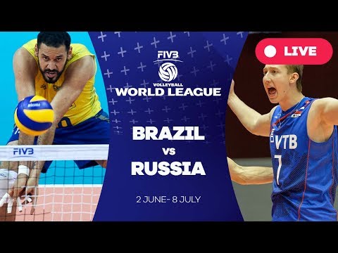 Brasil [Voleibol] 3 vs Rússia [Voleibol] 2 - 06/07/2017