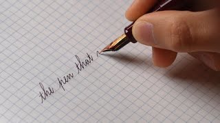 How a Fountain Pen Instantly Fixed My Handwriting