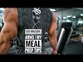 MY MEAL PREP TIPS TO GET SHREDDED | ARM WORKOUT TECHNIQUES