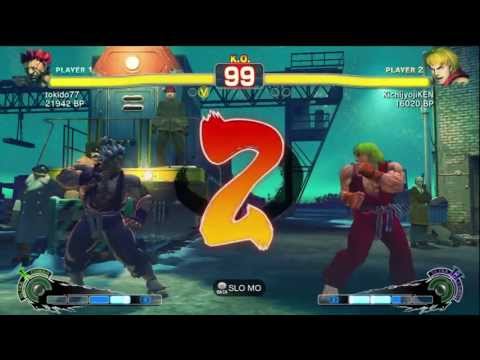 Tokido [Akuma] vs KichijyojiKEN [Ken] SSF4 Japanese Online Ranked Matches - Xbox Live