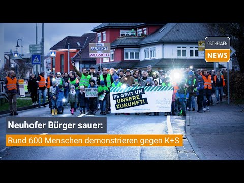 Neuhof: 650 people DEMONSTRATE against K+S plans
