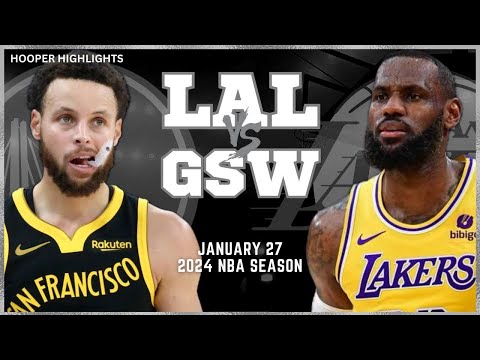 Los Angeles Lakers vs Golden State Warriors Full Game Highlights | Jan 27 | 2024 NBA Season