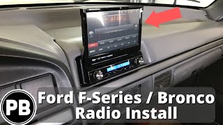 1992 - 1997 Ford F-Series / Bronco Stereo Install