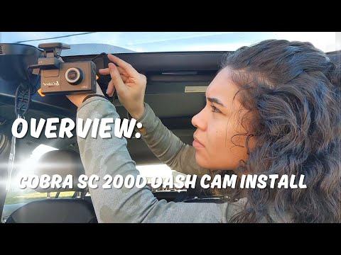 COBRA SC 200D DASH CAM INSTALL