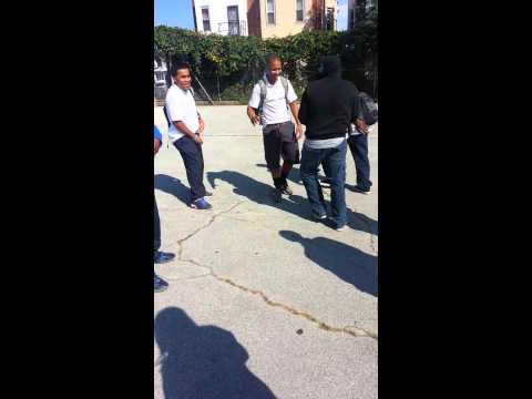 School yard dance off