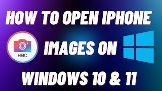 How to open iPhone pictures on Windows 10 11