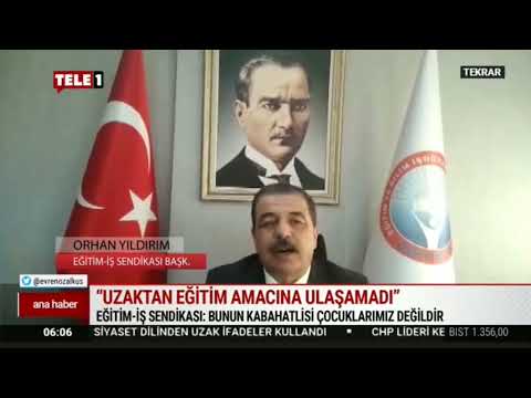 Genel Başkanımız Orhan Yıldırım, TELE1 TV`de, LGS sonuçlarını değerlendirdi. | EĞİTİM İŞ