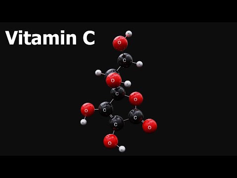 Vitamin C (Ascorbic Acid) - 3D Molecule View