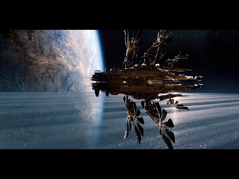 Spaceships of House Abrasax and intergalactic police. Jupiter Ascending.