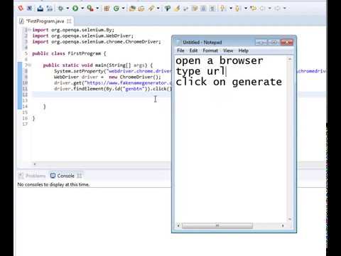 Run First Selenium Program In Eclipse