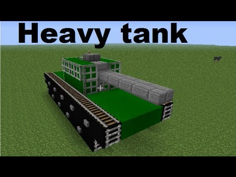 Minecraft vehicles ◙ Heavy tank (eng subs)