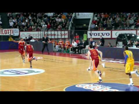 Lottomatica Virtus Roma-Maccabi Electra Tel Aviv - Alan Anderson for three