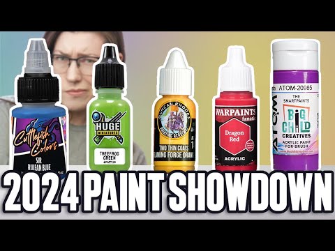 ULTIMATE Miniature Paint Showdown: Testing Every New Paint! (Part 1)