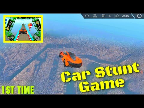 Mega Ramp Car Stunts Racing Impossible Tracks 3D #1 - Android Gameplay|