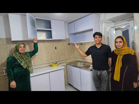From an angel's smile to installing stunning cabinets | The Hossein family's unforgettable day🏠❤️