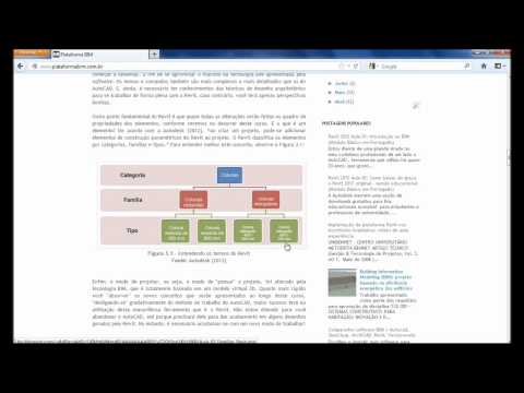 Revit 2012 Aula 3.2: Alguns conceitos importantes