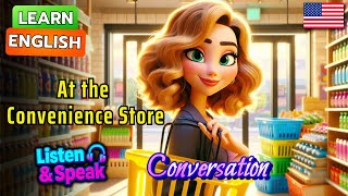At the Convenience Store | English Conversation | Learn English | Listen and Speak