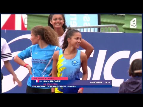 Championnat de France 21 - Finale 100m H. Caf