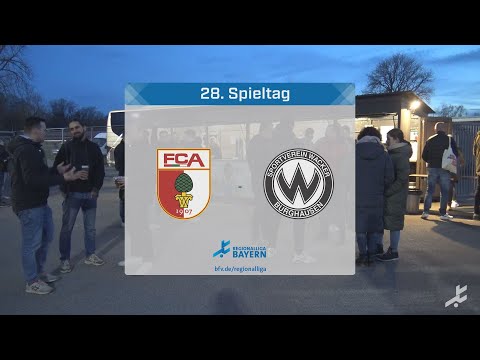Rot, gelb-rot, vier Tore – turbulentes Match zwischen Augsburg und Burghausen in der Rosenau