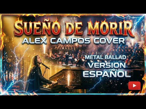 Sueño De Morir - Alex Campos Cover | Versión En Español | Metal Ballad IA