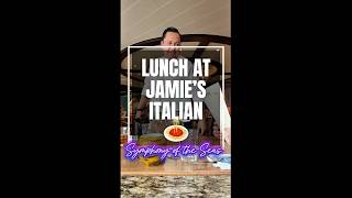 Lunch at Jamie’s Italian Specialty Dining Restaurant on the Symphony of the Seas