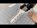 New Cutwork Neck Design With Lace Cutting And Stitching Neck Design With Cutwork